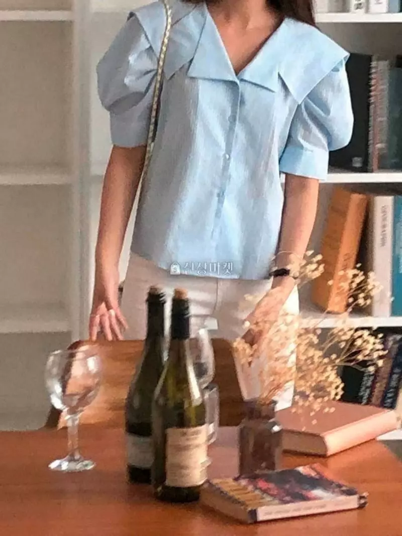 Atthismoment - Korean Women Fashion - #restrostyle - Salt Blouse - 3