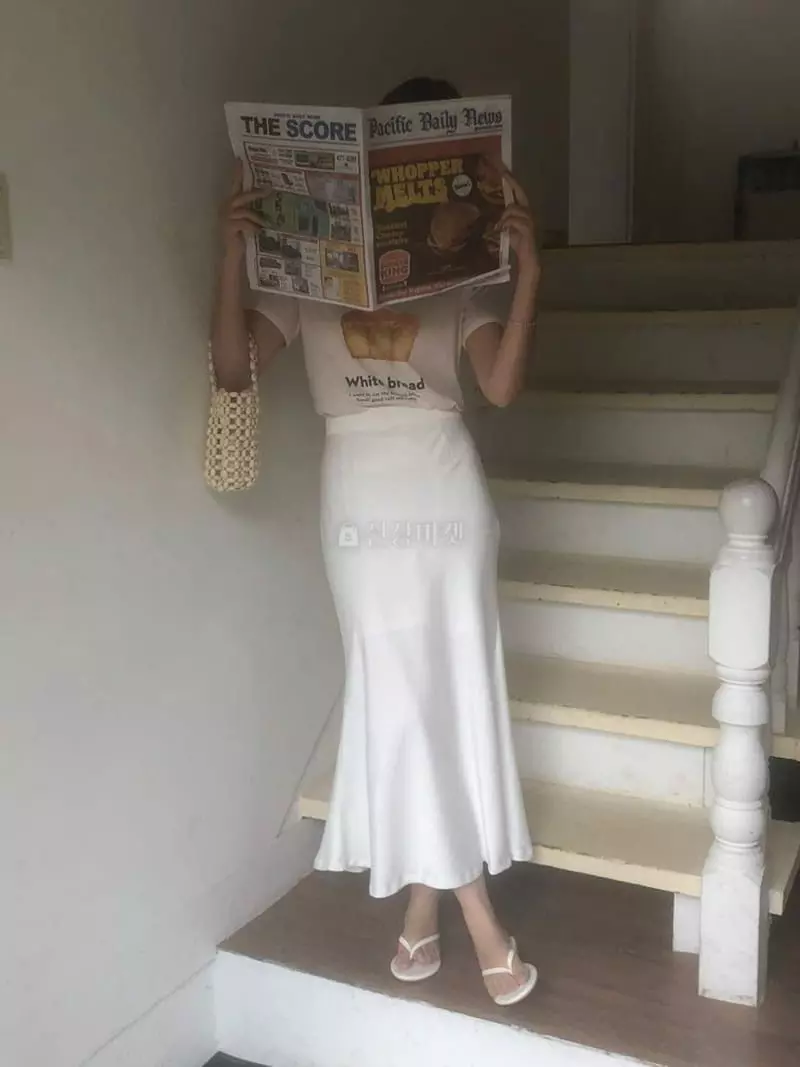 Atthismoment - Korean Women Fashion - #womensfashion - Slik Skirt - 4