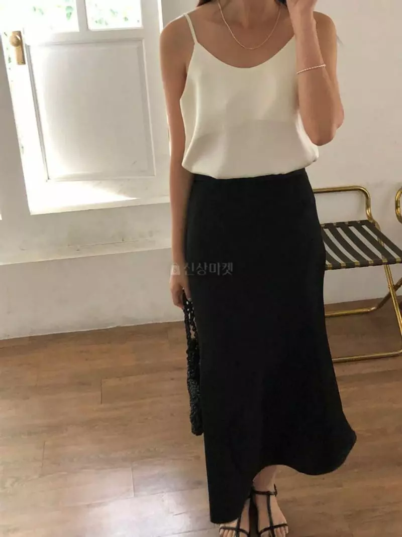 Atthismoment - Korean Women Fashion - #vintageinspired - Slik Sleeveless - 3