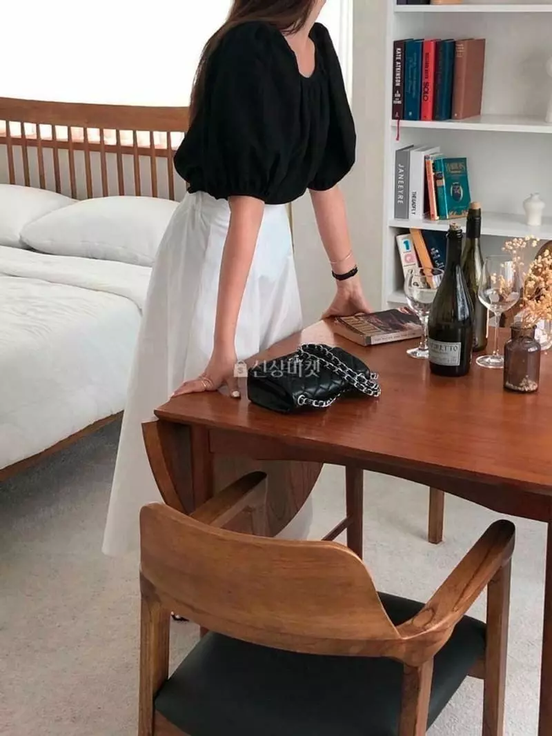 Atthismoment - Korean Women Fashion - #momslook - Fresh Spring Whole Skirt - 4