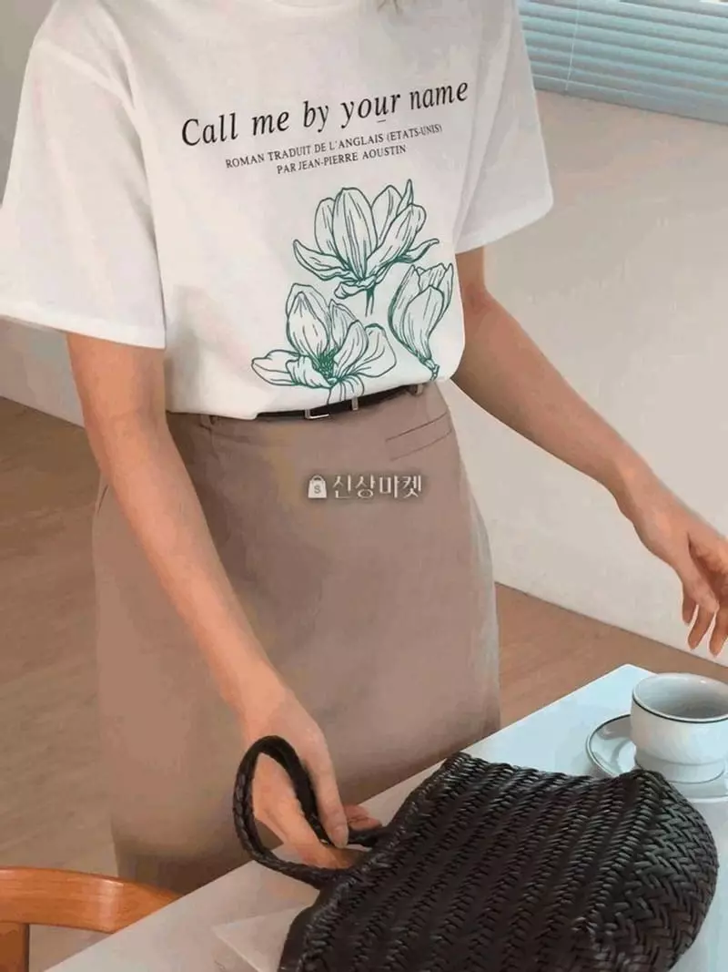 Atthismoment - Korean Women Fashion - #womensfashion - Call Me Tee