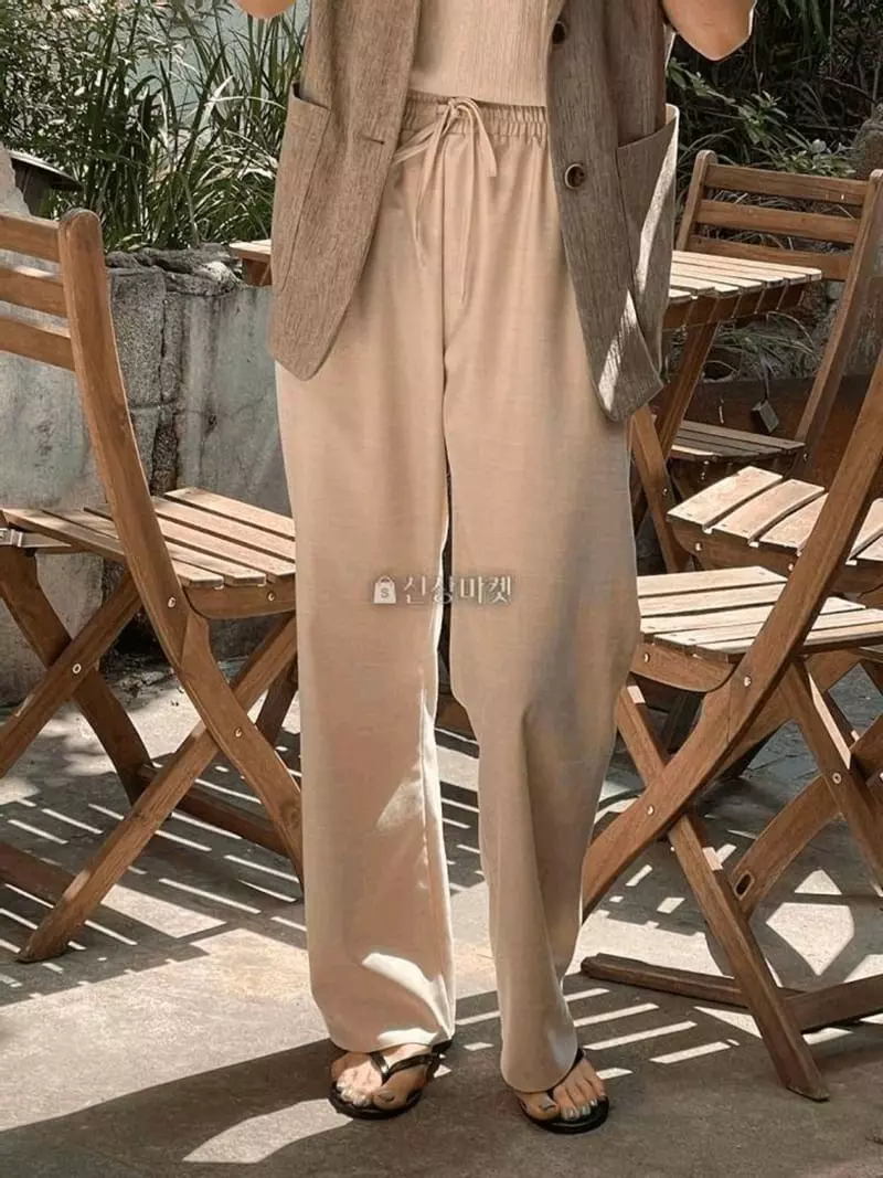 Atthismoment - Korean Women Fashion - #momslook - Cheese Pants - 4