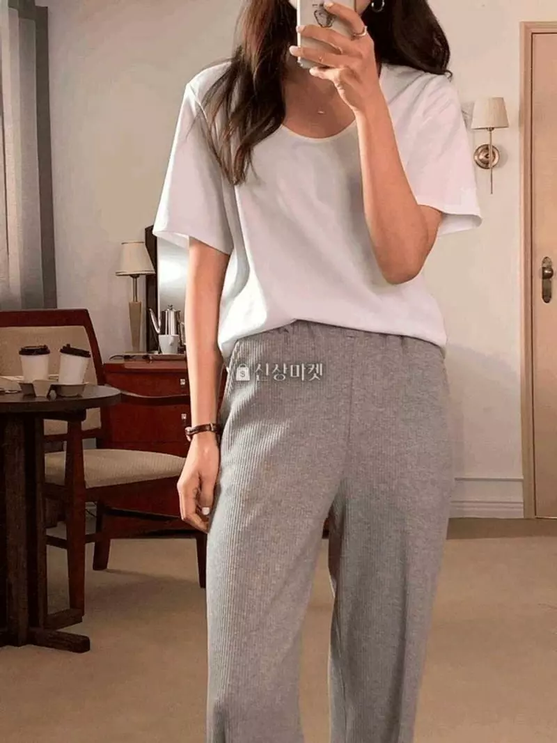 Atthismoment - Korean Women Fashion - #womensfashion - Butter Tee - 2