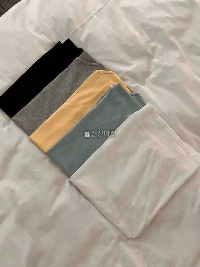 Atthismoment - Korean Women Fashion - #momslook - Butter Tee - 4
