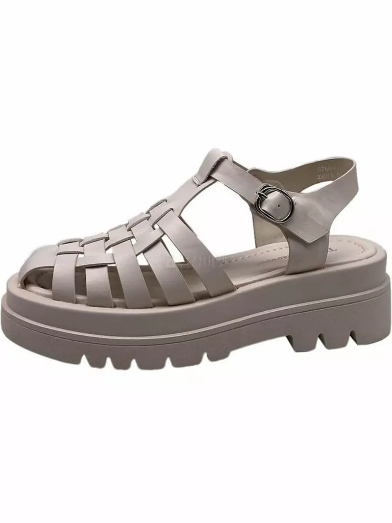 Au - Korean Women Fashion - #momslook - 2011Strap Twist Sandal - 4