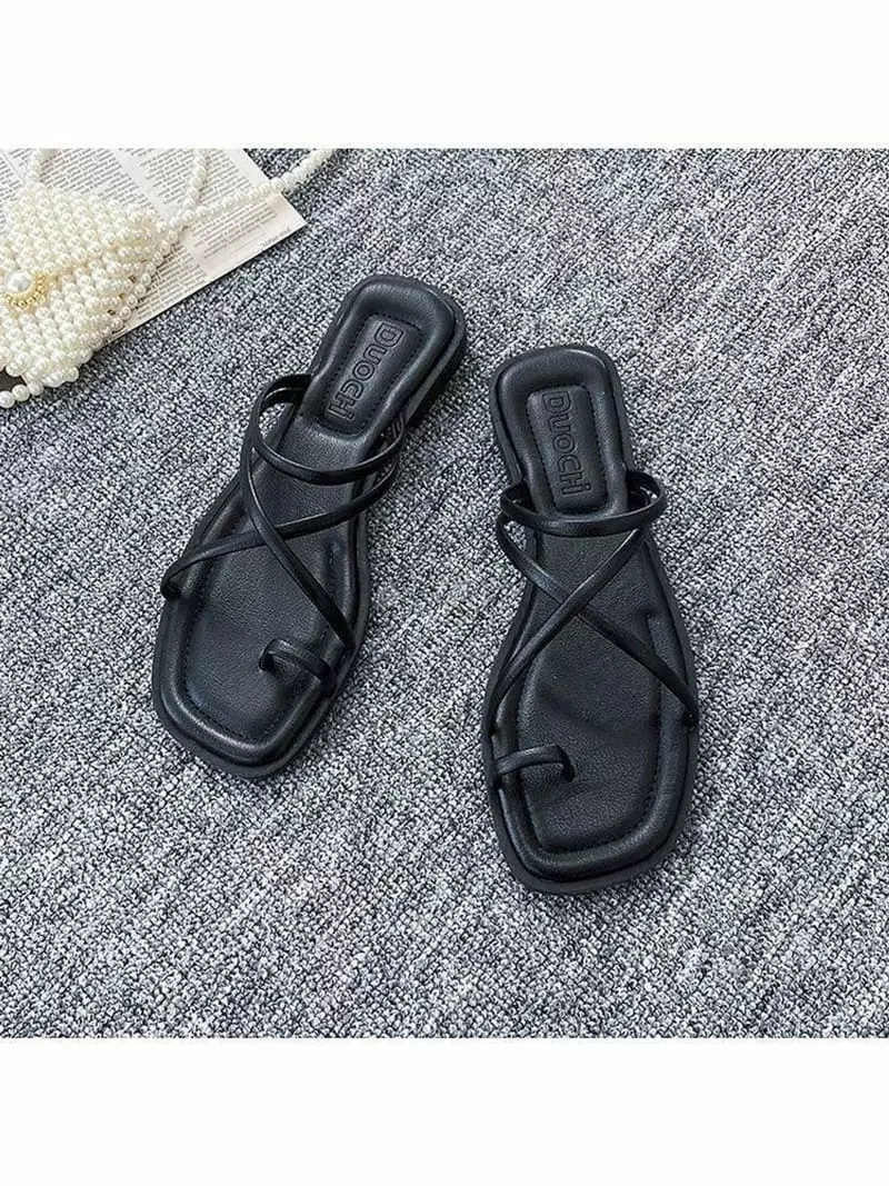 Au - Korean Women Fashion - #momslook - 501 Strap Slipper - 2