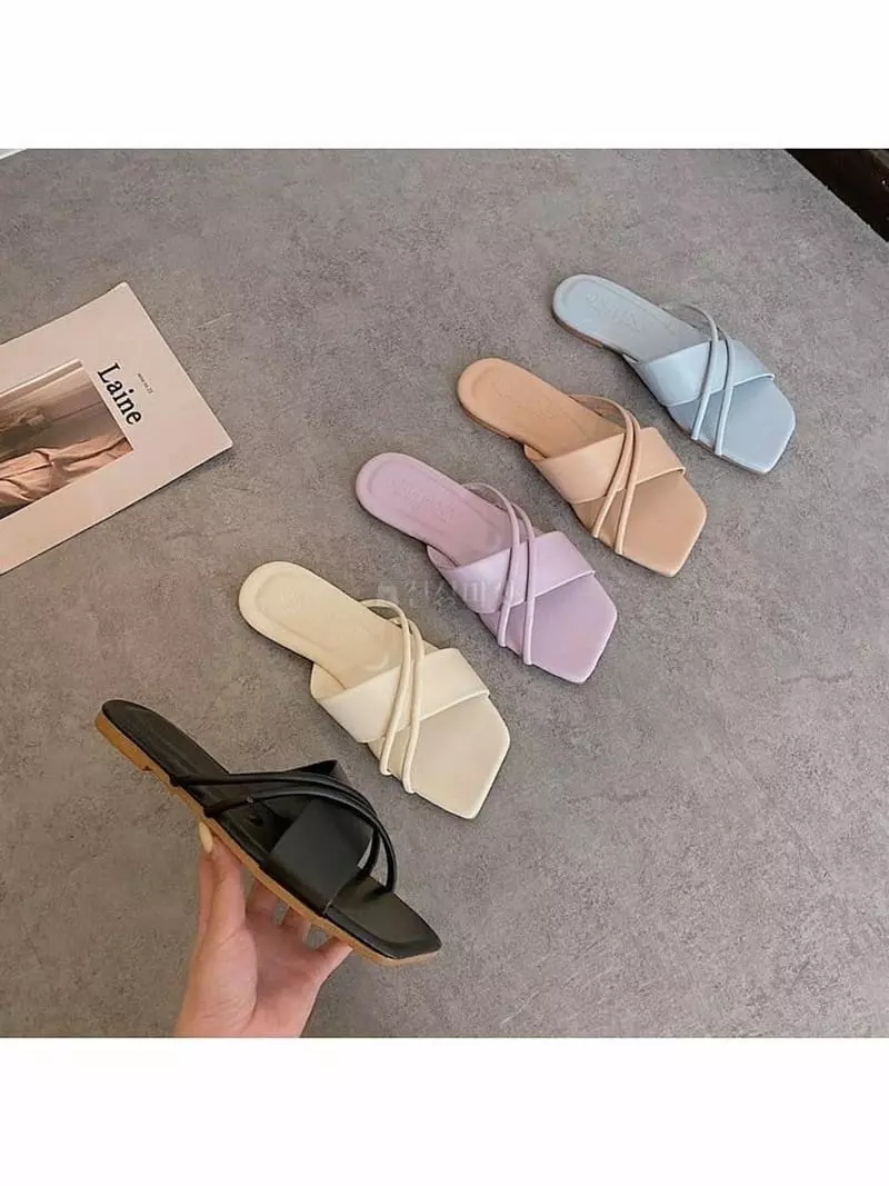 Au - Korean Women Fashion - #momslook - K3 Strap Soft Slipper - 2