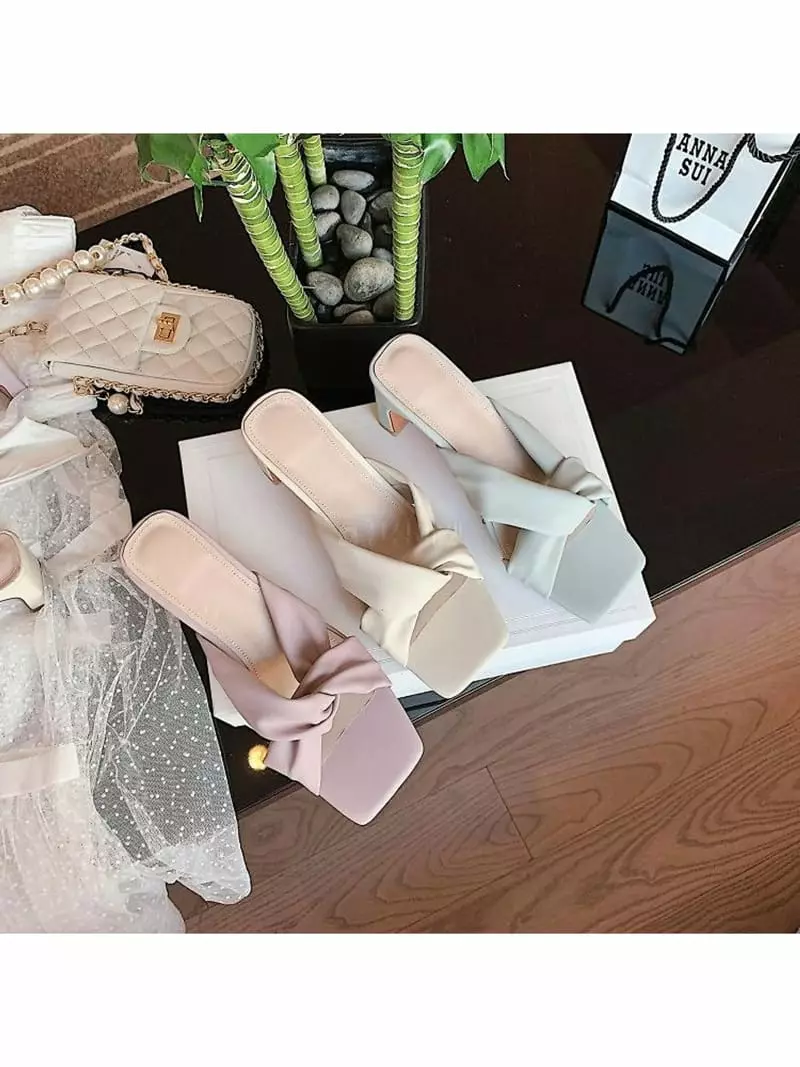 Au - Korean Women Fashion - #shopsmall - 2271 Twist Strap Slipper - 3