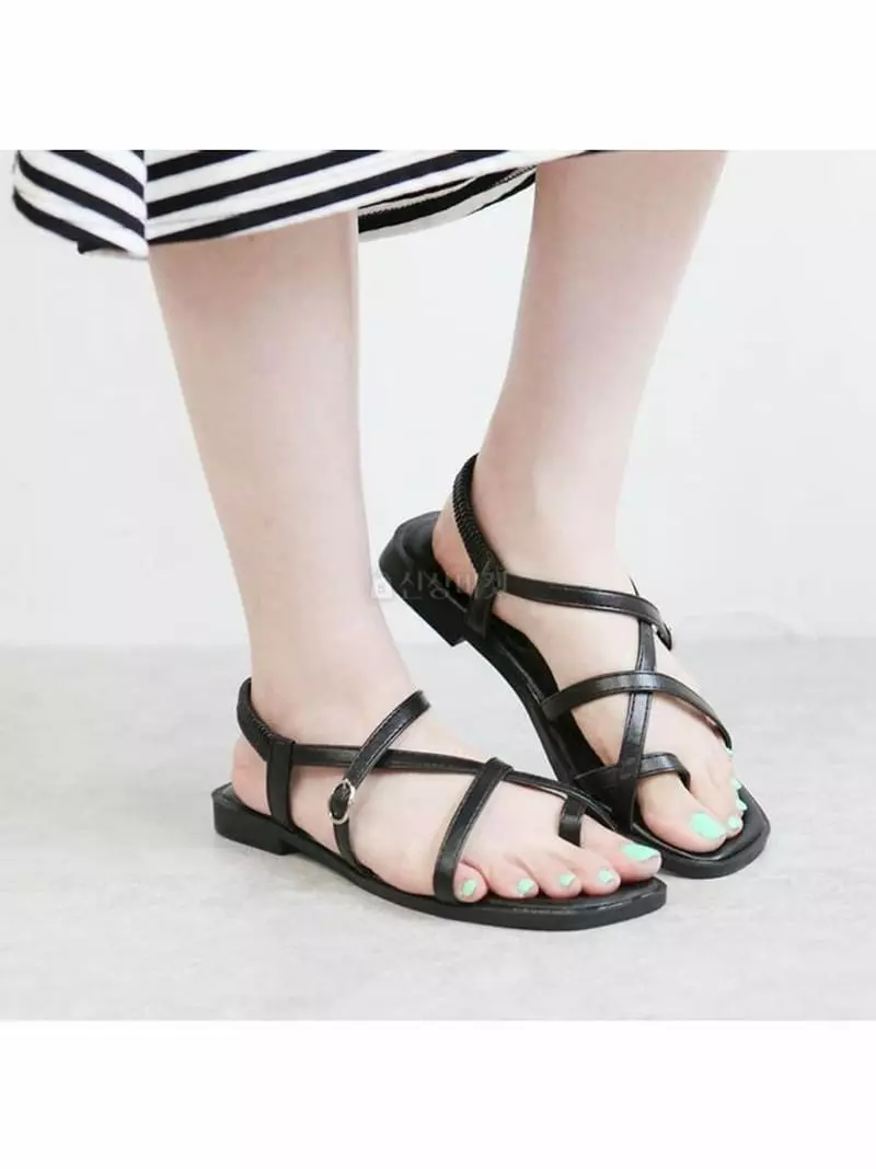 Au - Korean Women Fashion - #vintageinspired - 608 Strap Banding Sandal - 3