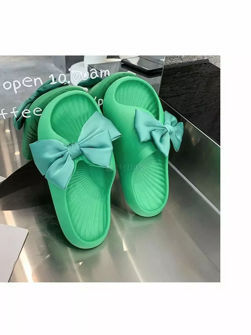 Au - Korean Women Fashion - #womensfashion - Soft Big Ribbon Slipper eva 99 15 - 3