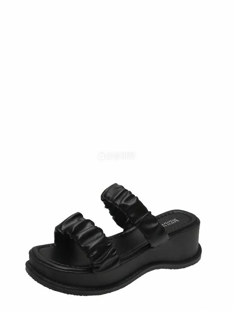 Au - Korean Women Fashion - #momslook - 2501 Wrinkle Slipper Mule - 4