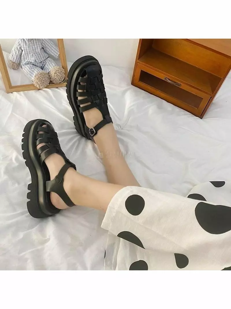 Au - Korean Women Fashion - #womensfashion - 2011Strap Twist Sandal - 2