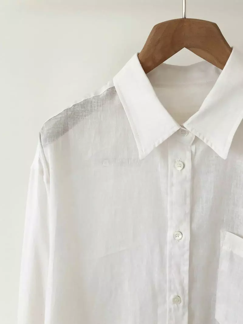 Avecnous - Korean Women Fashion - #momslook - Ocean Shirt - 2