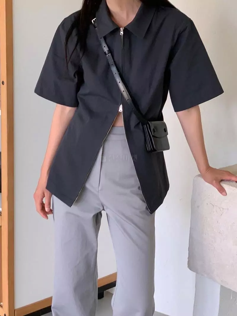 Avecnous - Korean Women Fashion - #momslook - Sure Shirt - 2