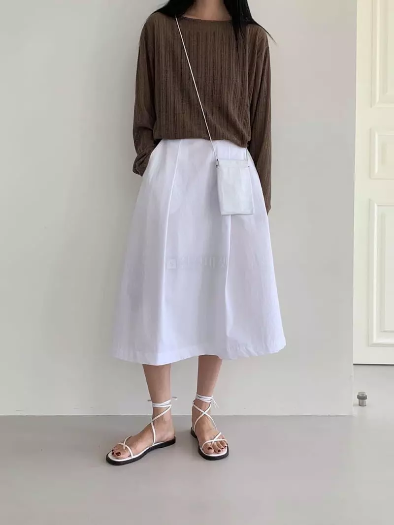 Avecnous - Korean Women Fashion - #momslook - Mono Skirt