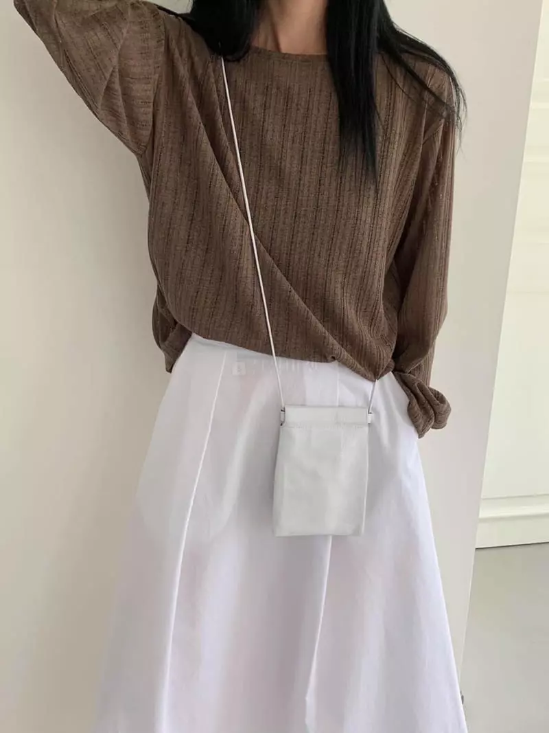 Avecnous - Korean Women Fashion - #momslook - Lena Knit Tee - 2