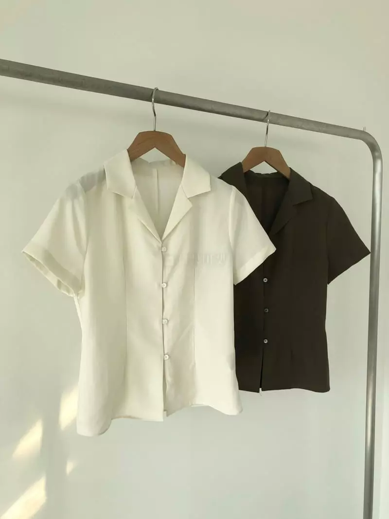 Avecnous - Korean Women Fashion - #momslook - Log Blouse - 4