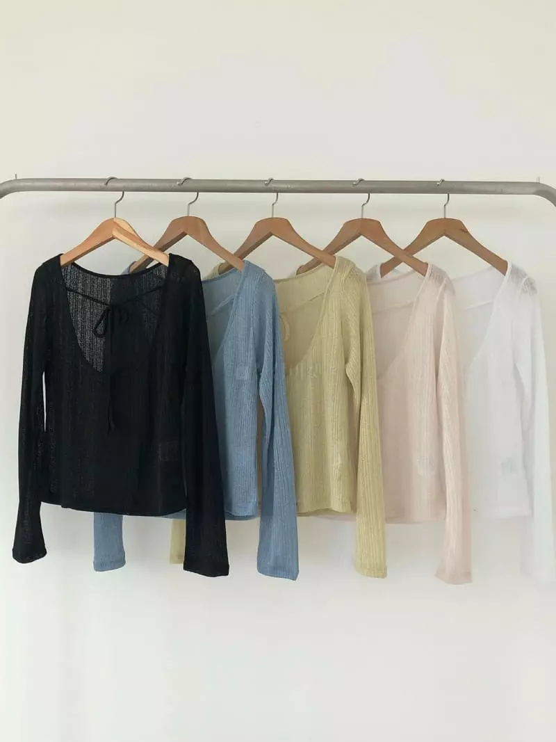Avecnous - Korean Women Fashion - #restrostyle - Nat Tee - 4