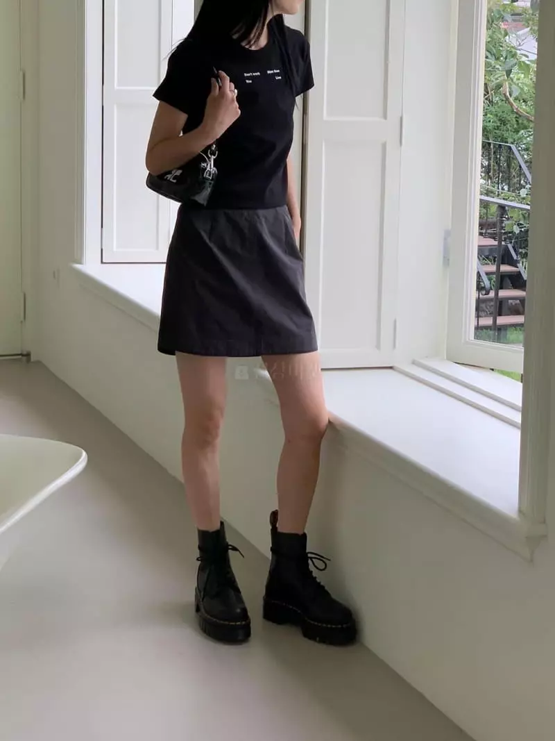 Avecnous - Korean Women Fashion - #romanticstyle - Cotton Mini Skirt - 2