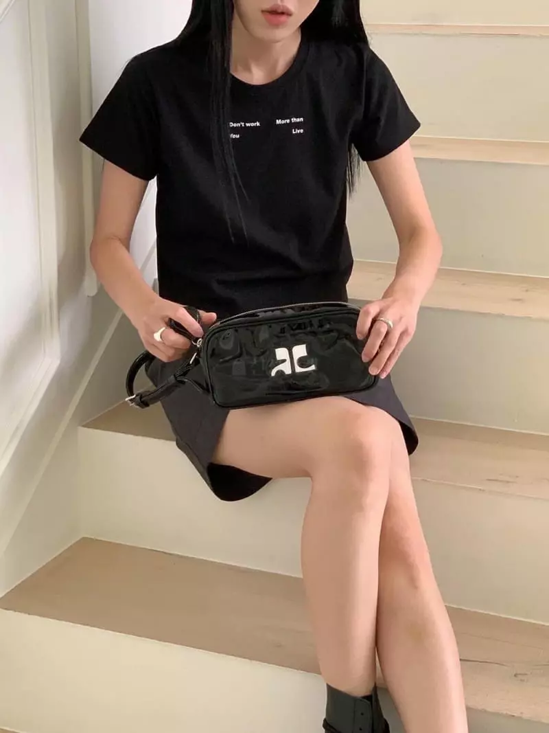 Avecnous - Korean Women Fashion - #shopsmall - Walk Paint Tee