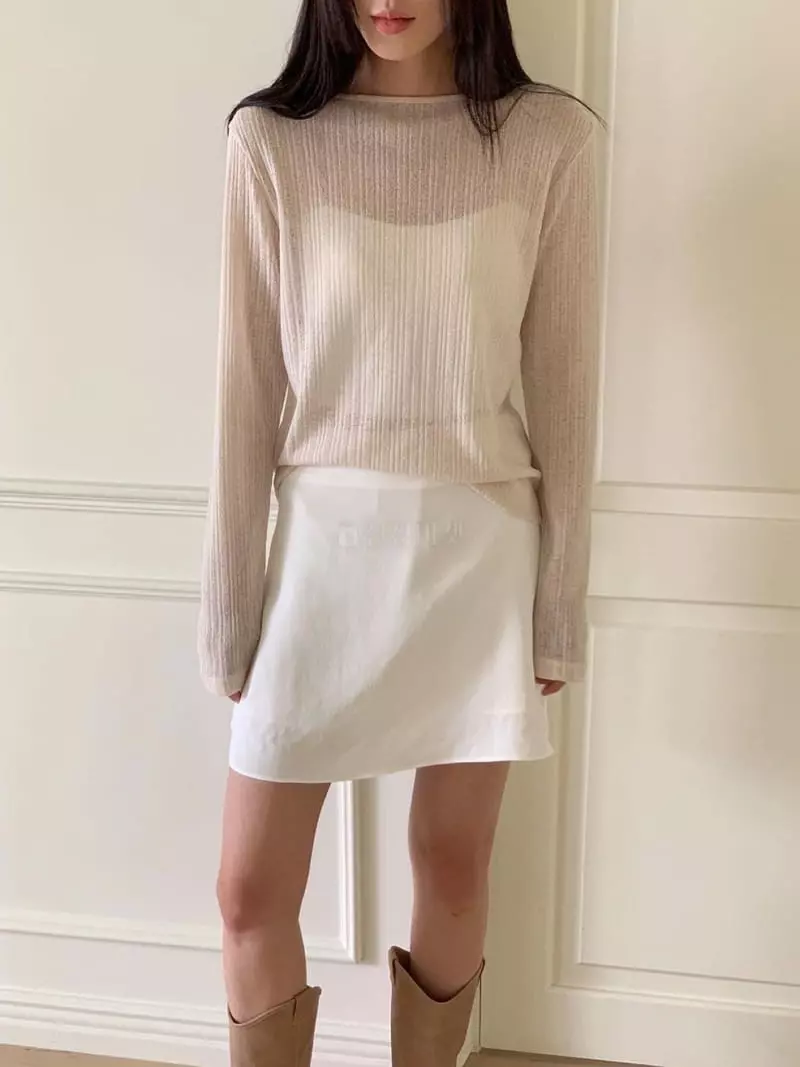 Avecnous - Korean Women Fashion - #vintageinspired - Flu Skirt - 3