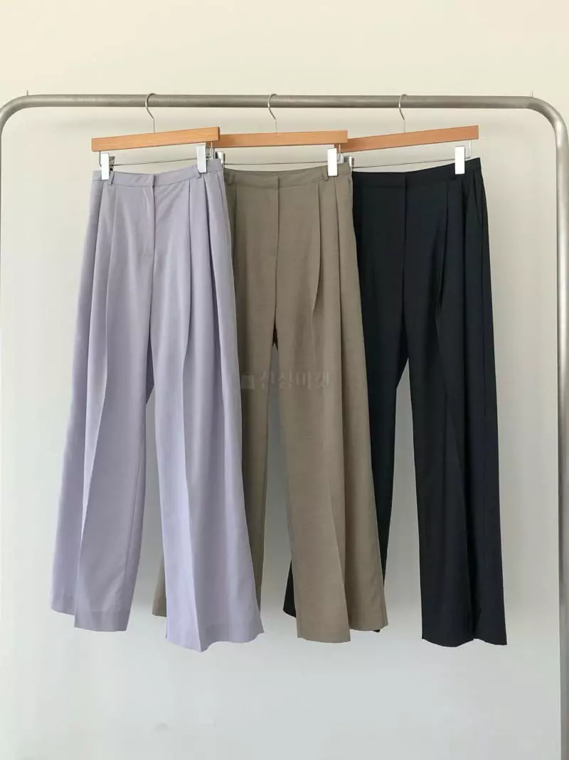 Avecnous - Korean Women Fashion - #vintagekidsstyle - Tic Pants - 3