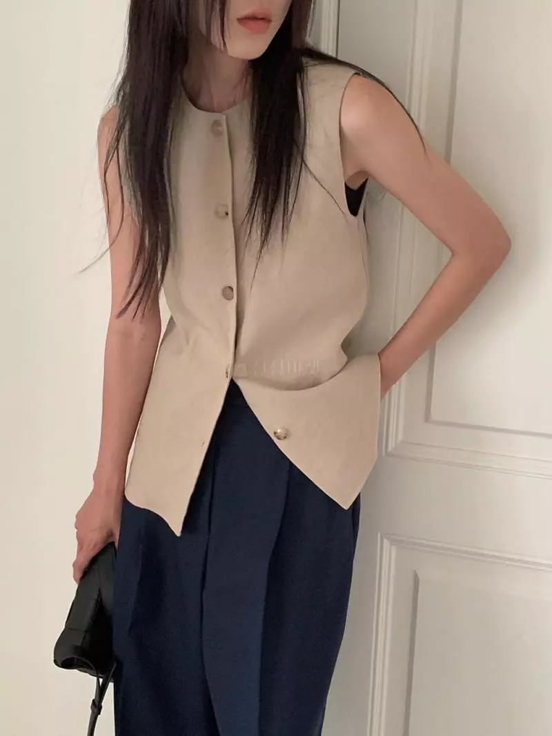 Avecnous - Korean Women Fashion - #vintagekidsstyle - Two Way Blouse - 2