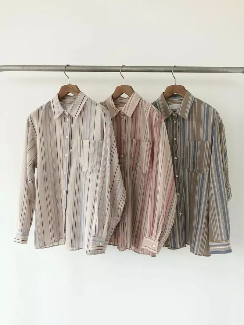 Avecnous - Korean Women Fashion - #momslook - Uz Shirt - 4