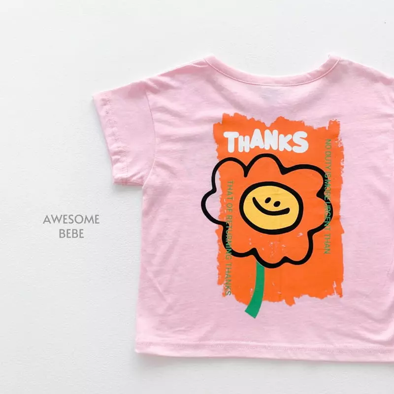 Awesome Bebe - Korean Children Fashion - #childrensboutique - Thanks Smile Tee - 3