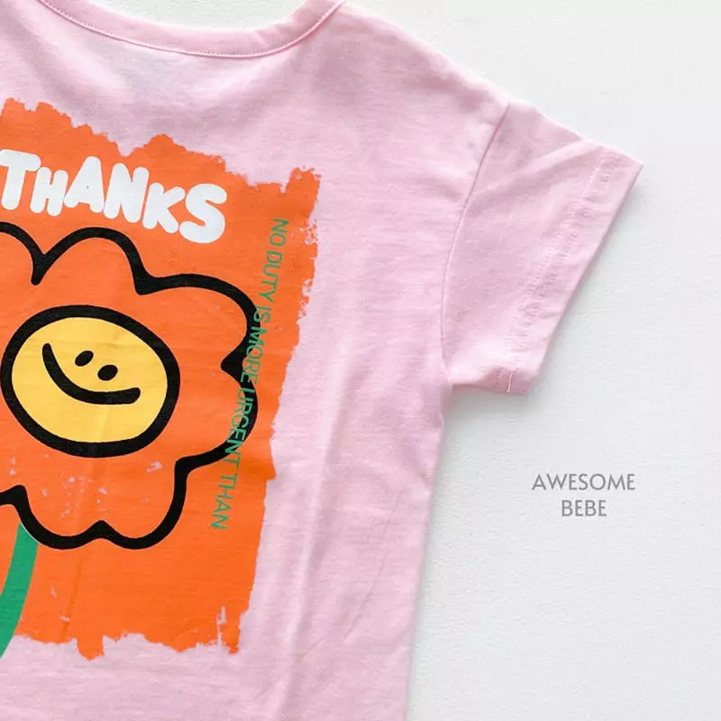 Awesome Bebe - Korean Children Fashion - #kidzfashiontrend - Thanks Smile Tee - 9