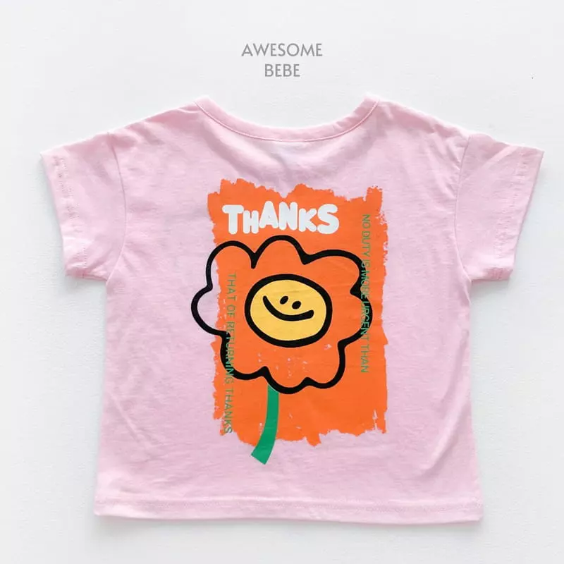 Awesome Bebe - Korean Children Fashion - #littlefashionista - Thanks Smile Tee - 11