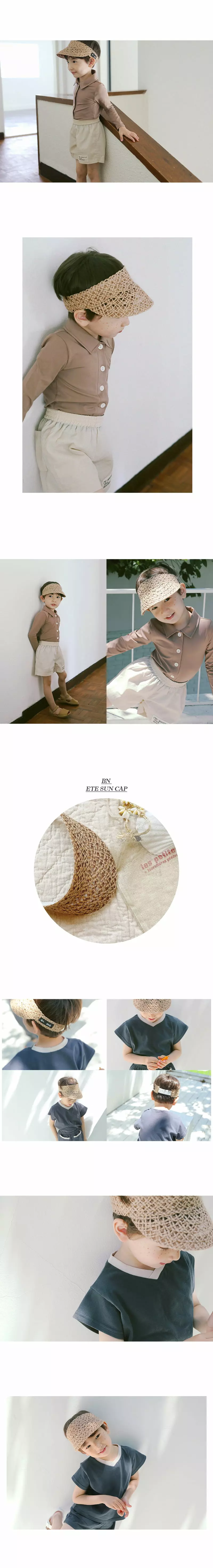 BIEN A BIEN - Korean Children Fashion Brand - #magicofchildhood - Ete Sun Cap - 2