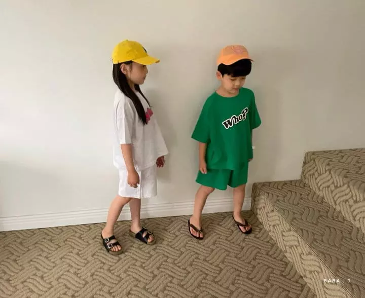 Baba J - Korean Children Fashion - #Kfashion4kids - Question Mark Top Bottom Set - 5