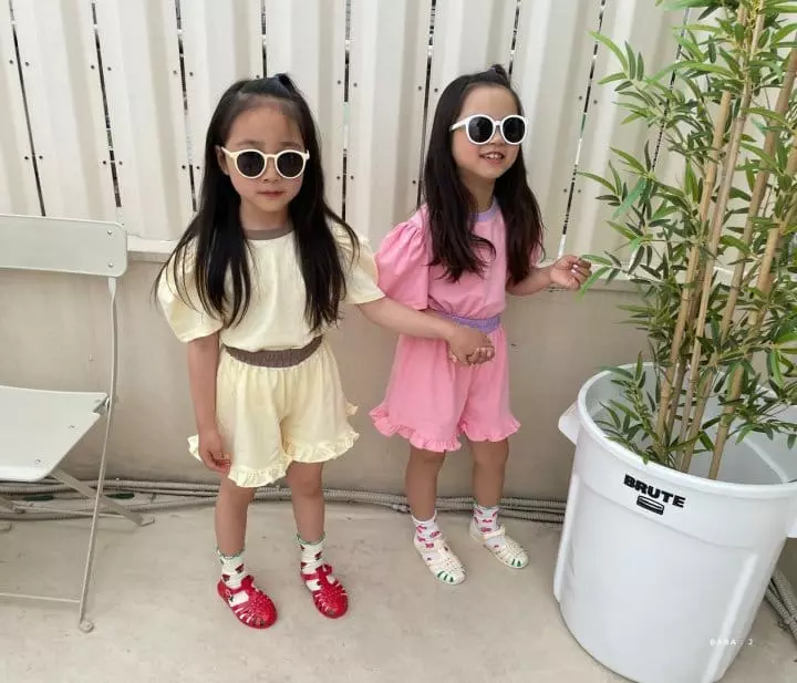 Baba J - Korean Children Fashion - #discoveringself - Barbie Puff Top Bottom Set - 11