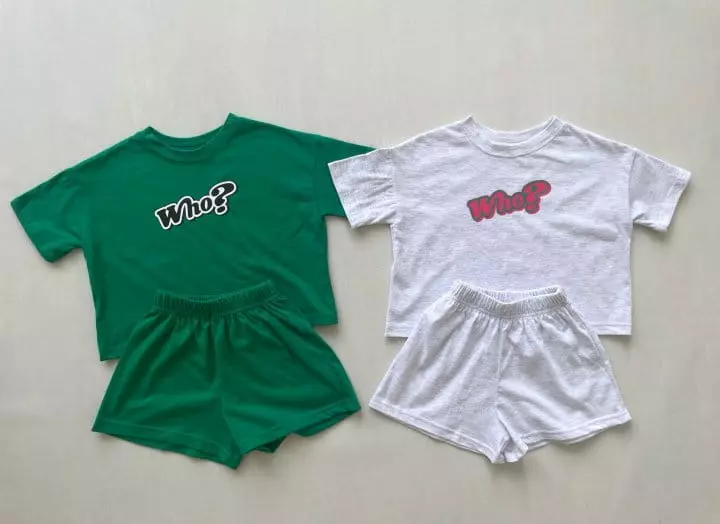 Baba J - Korean Children Fashion - #fashionkids - Question Mark Top Bottom Set