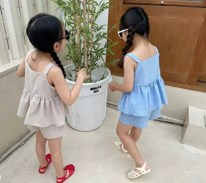 Baba J - Korean Children Fashion - #fashionkids - Cool Jijimi Sleeveless Cancan Top Bottom Set - 7