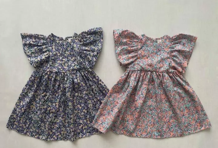 Baba J - Korean Children Fashion - #kidsshorts - Alice Flower One-piece