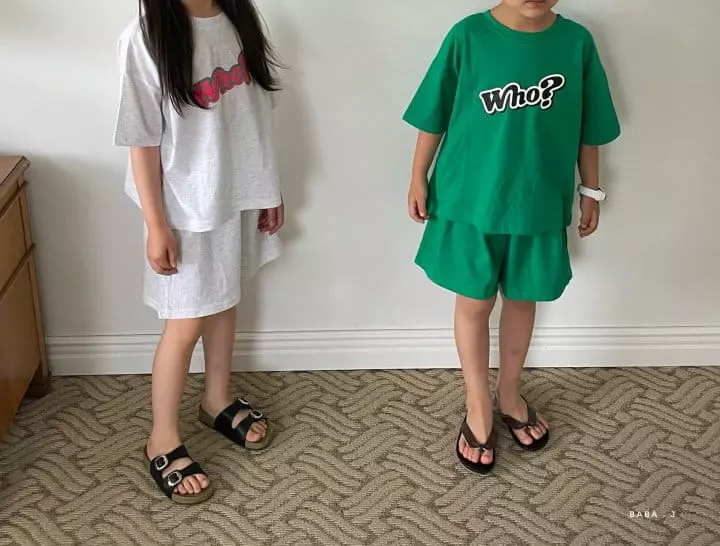 Baba J - Korean Children Fashion - #kidsstore - Question Mark Top Bottom Set - 3