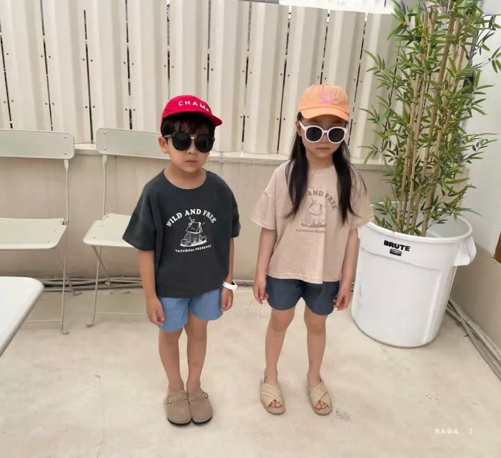 Baba J - Korean Children Fashion - #Kfashion4kids - Camping Bear Pigmnet Tee - 4