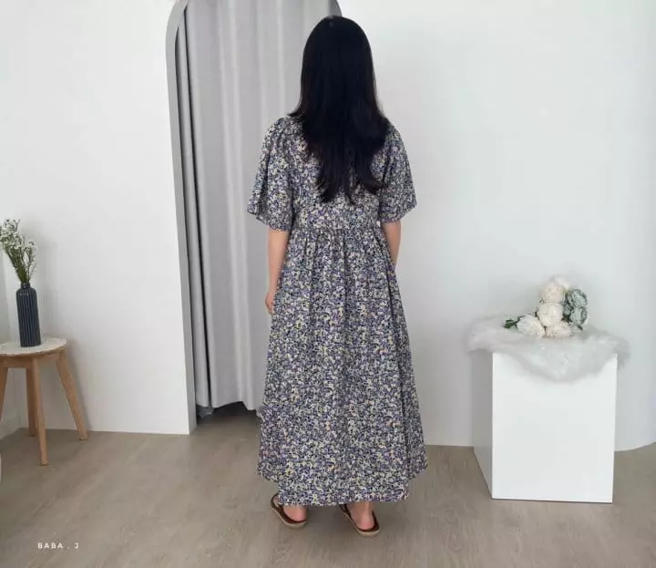 Baba J - Korean Children Fashion - #todddlerfashion - Alice Flower One-piece - 9