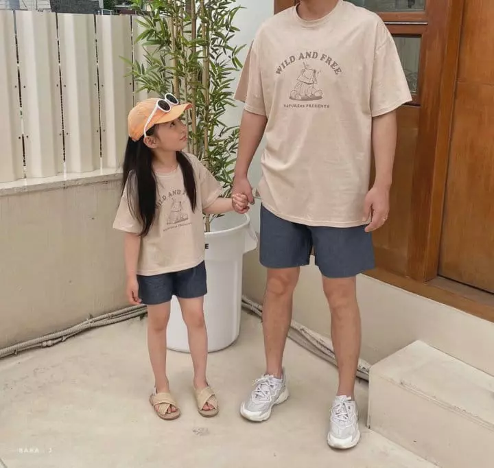 Baba J - Korean Children Fashion - #todddlerfashion - Camping Bear Pigmnet Tee - 8