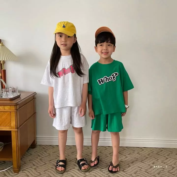Baba J - Korean Children Fashion - #toddlerclothing - Question Mark Top Bottom Set - 11