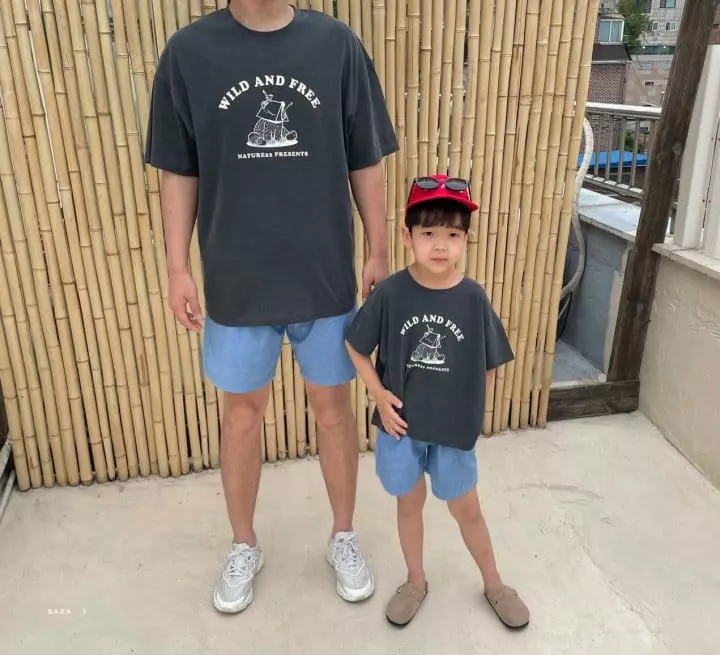 Baba J - Korean Children Fashion - #toddlerclothing - Camping Bear Pigmnet Tee - 9