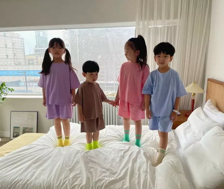 Baba J - Korean Children Fashion - #toddlerclothing - Abang Top Bottom Set - 5