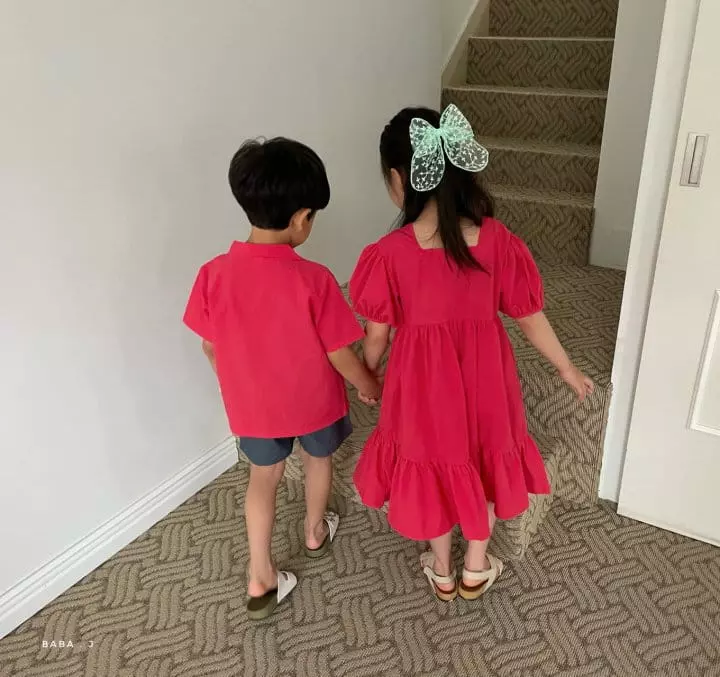 Baba J - Korean Children Fashion - #todddlerfashion - Rolly Square One-piece with Mom - 4