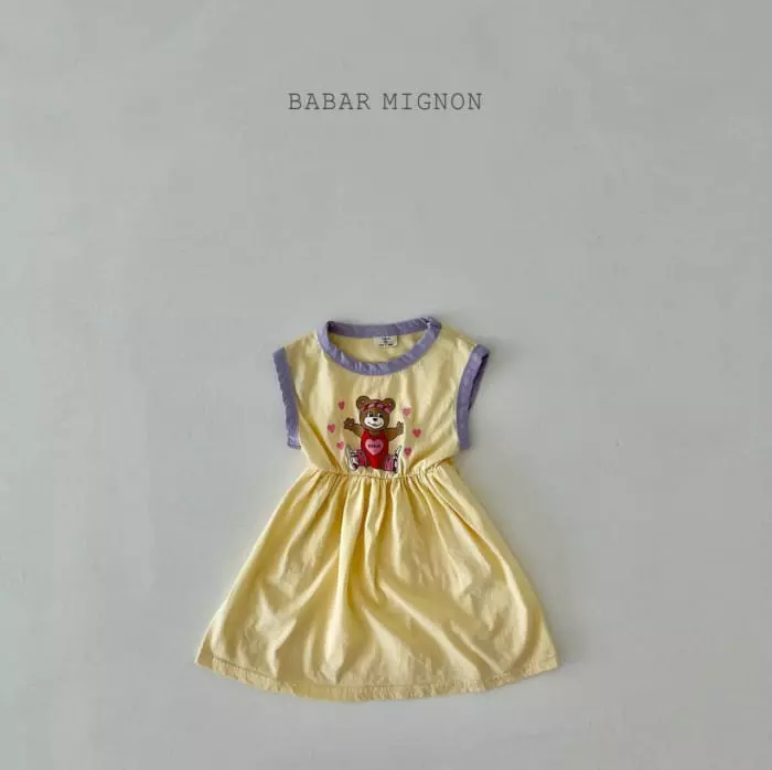 Babar Mignon - Korean Children Fashion - #Kfashion4kids - Bear Color One-piece - 9