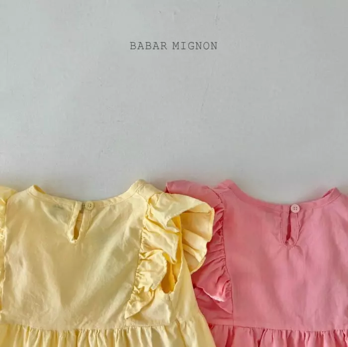 Babar Mignon - Korean Children Fashion - #Kfashion4kids - Ribbon Sleeveless One-piece - 8