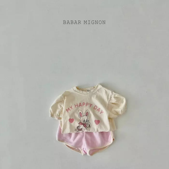 Babar Mignon - Korean Children Fashion - #kidzfashiontrend - Barnie Tee - 4