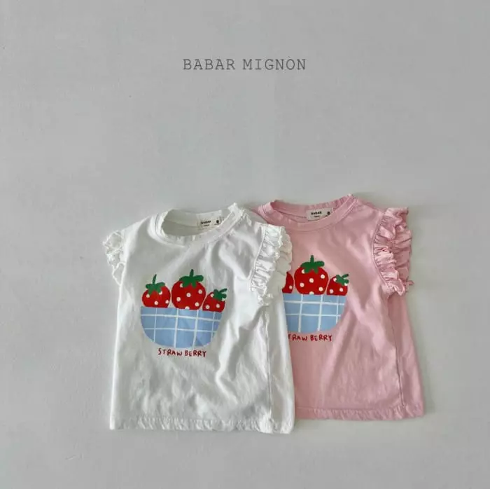 Babar Mignon - Korean Children Fashion - #Kfashion4kids - Strawberry Sleeveless - 2