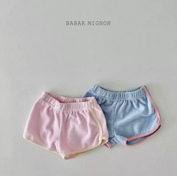 Babar Mignon - Korean Children Fashion - #discoveringself - Terry Piping Shorts - 2